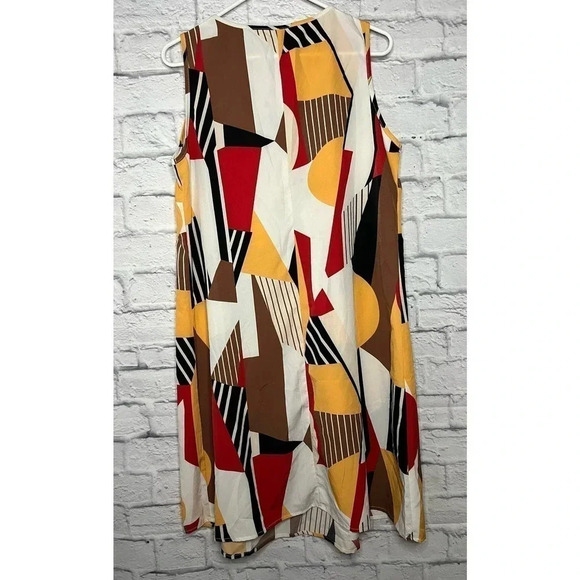 Emery Rose geometric print dress size L. - Picture 6 of 6